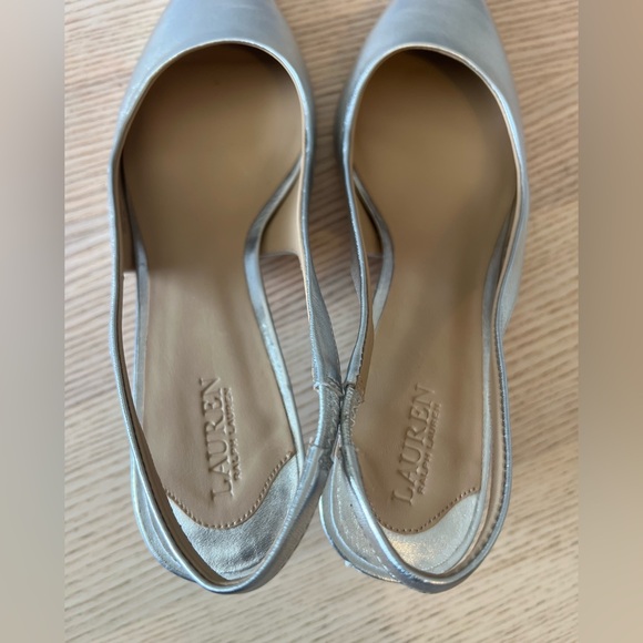 Lauren Ralph Lauren Lolah II Slingback Pump / Silver / Size: 9 - Picture 3 of 12